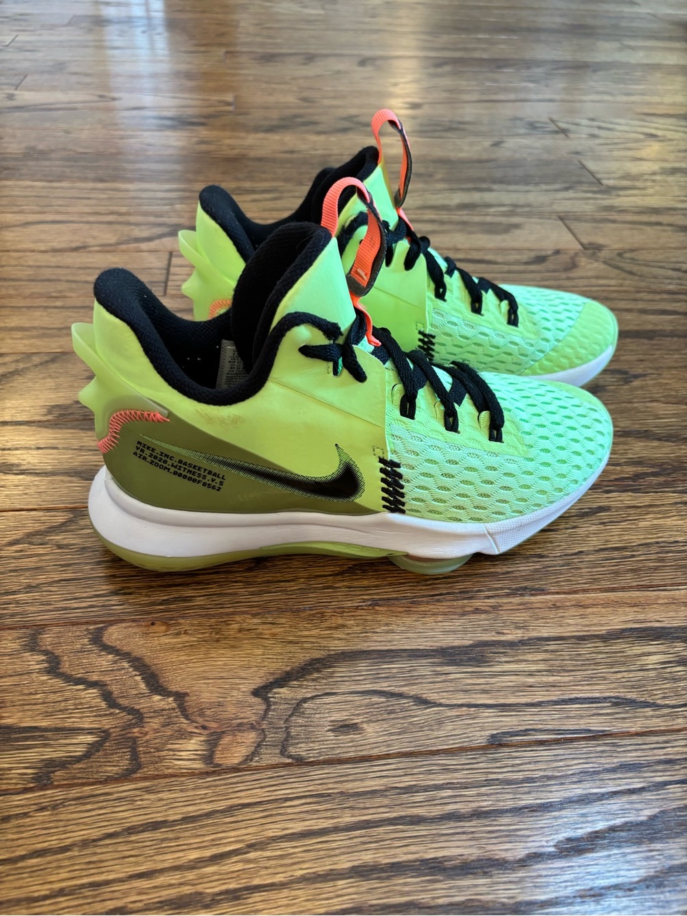 Nike Women’s Lebron Witness 5 Basketball Basketball Sneakers in Lime Glow